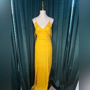 Capulet Strapless Yellow Dress